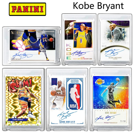 Panini DIY HOMEMADE Kobe Bryant Basketball collectible cards High imitation Boys' holiday gifts Refractive laser rainbow flash
