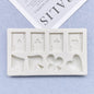 Poker Silicone Mold Sugarcraft Cupcake Baking Mold Fondant Cake Decorating Tools