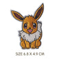 30‑Style Pokemon Embroidery Cloth Patches – Pikachu & Cartoon Iron‑On/Sew‑On Appliques for DIY Clothing