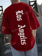 Men’s LOS ANGELES Print T‑Shirt – Loose Fit Short Sleeve
