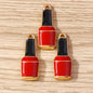 10pcs Mix Cute Enamel Women Lips Lipstick Charms Pendants for Jewelry Making Earrings Necklace Bracelets DIY Crafts Supplies