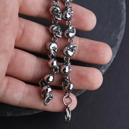 Trendy Punk Bracelet High Quality Skull Bracelet Boutique Jewelry Birthday Gift