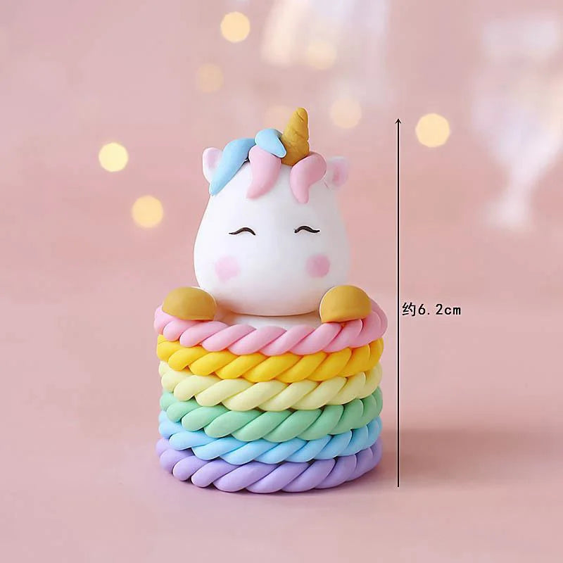 Smiling Face Cloud Rainbow Cake Topper Birthday Cake Baby Shower Kids Christening Birthday Party Wedding Cake Topper Decoratings