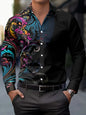 Men’s Casual Long Sleeve Button‑Up