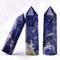 Natural Stone and Crystals Point Wand Rose Quartz Amethyst Home Decoration Mineral Stones Crafts