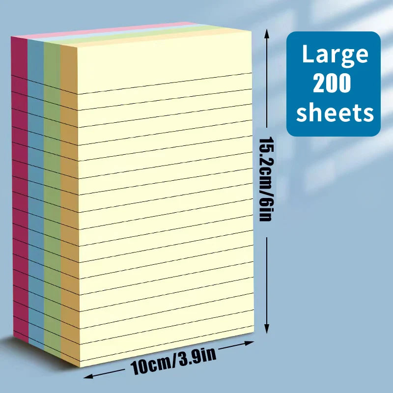 200 Portable Line Sticky Notes sheets 4 Colors