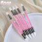 4/6/10Pcs Set Nail Art Stamp Pen DIY Floral Butterfly Nail Graffiti Nail Dotting Tools Polishing Painting Drawing Manicure Tools