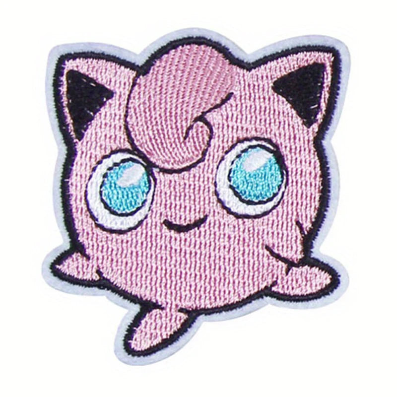 Anime Game Cute Duck Patch for Clothing Cartoon Animals Badges Iron On Patches Sewing Fabric Patch Stripes Diy Patch Sticker