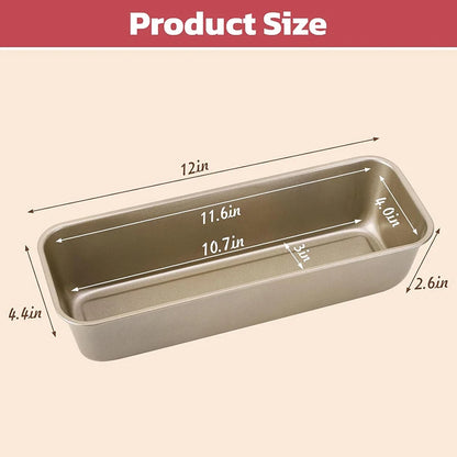 Non‑Stick Loaf Baking Pan – Holiday Bread & Gift Loaf Mold