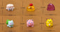 6‑Piece Pokémon Mini Figure Set – Pikachu, Charmander, Bulbasaur Luminous Q‑Version Toys
