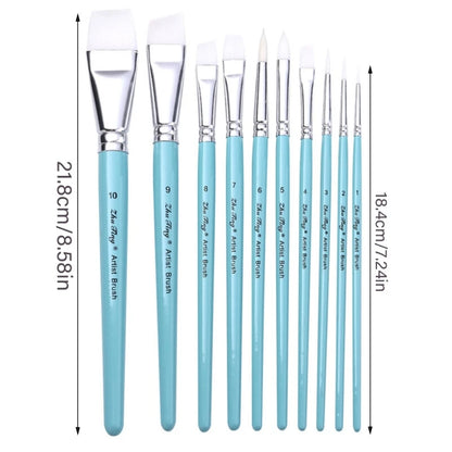 10 Pcs Paint Brushes Set Watercolor Paint Brushes Drawing Supplies for Body Face