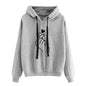 Korean‑Style Fleece Hoodie – Solid Color Finger‑Heart Design, Cozy Autumn Long‑Sleeve Sweatshirt with Pockets