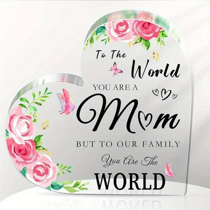 Mom Appreciation Acrylic Ornament – Mother’s Day, Birthday & Anniversary Gift