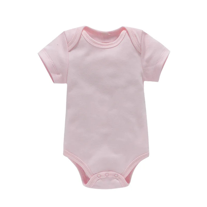 Baby Onesies in 7 Colors - Solid Bodysuits for Boys and Girls