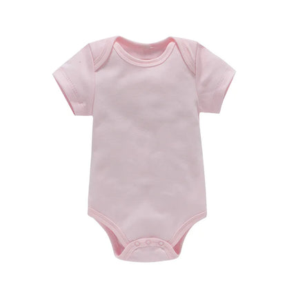 Baby Onesies in 7 Colors - Solid Bodysuits for Boys and Girls
