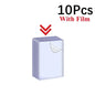 50/1Pcs Transparent Card Sleeve with Protective Film Clear Card Holder Idol Photo Game Baseball Card Holders Cover 35PT 3"x4"