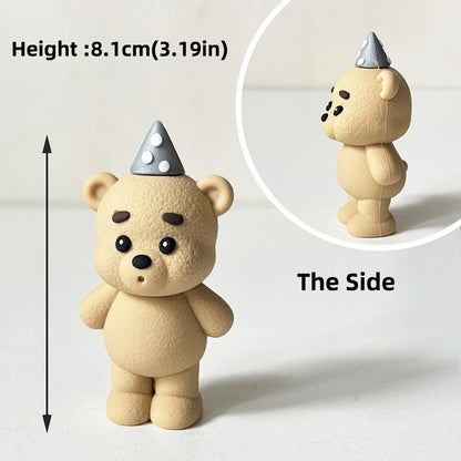 Bear or Balls Cake Toppers Teddy Theme Party Decor