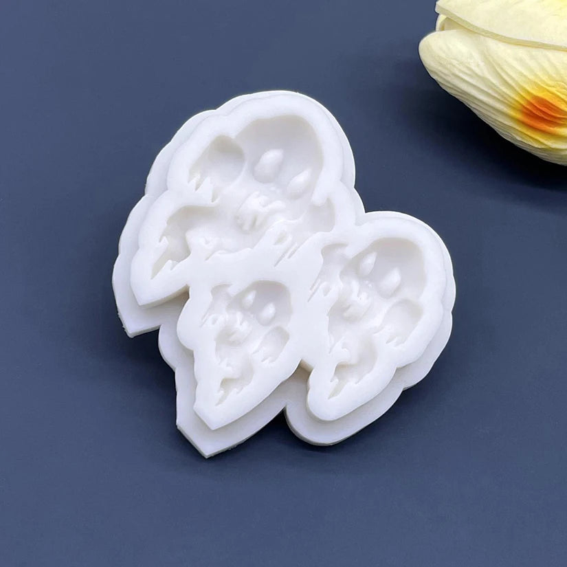 Ghost Halloween Silicone Sugarcraft Mold Resin Tools Cupcake Baking Mould Fondant Cake Decorating Tools