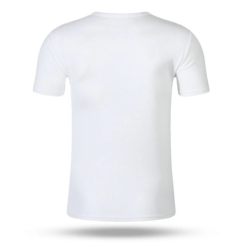 Men's Casual T-shirts Quick Dry Breathable Round Neck Short Sleeve Elastic