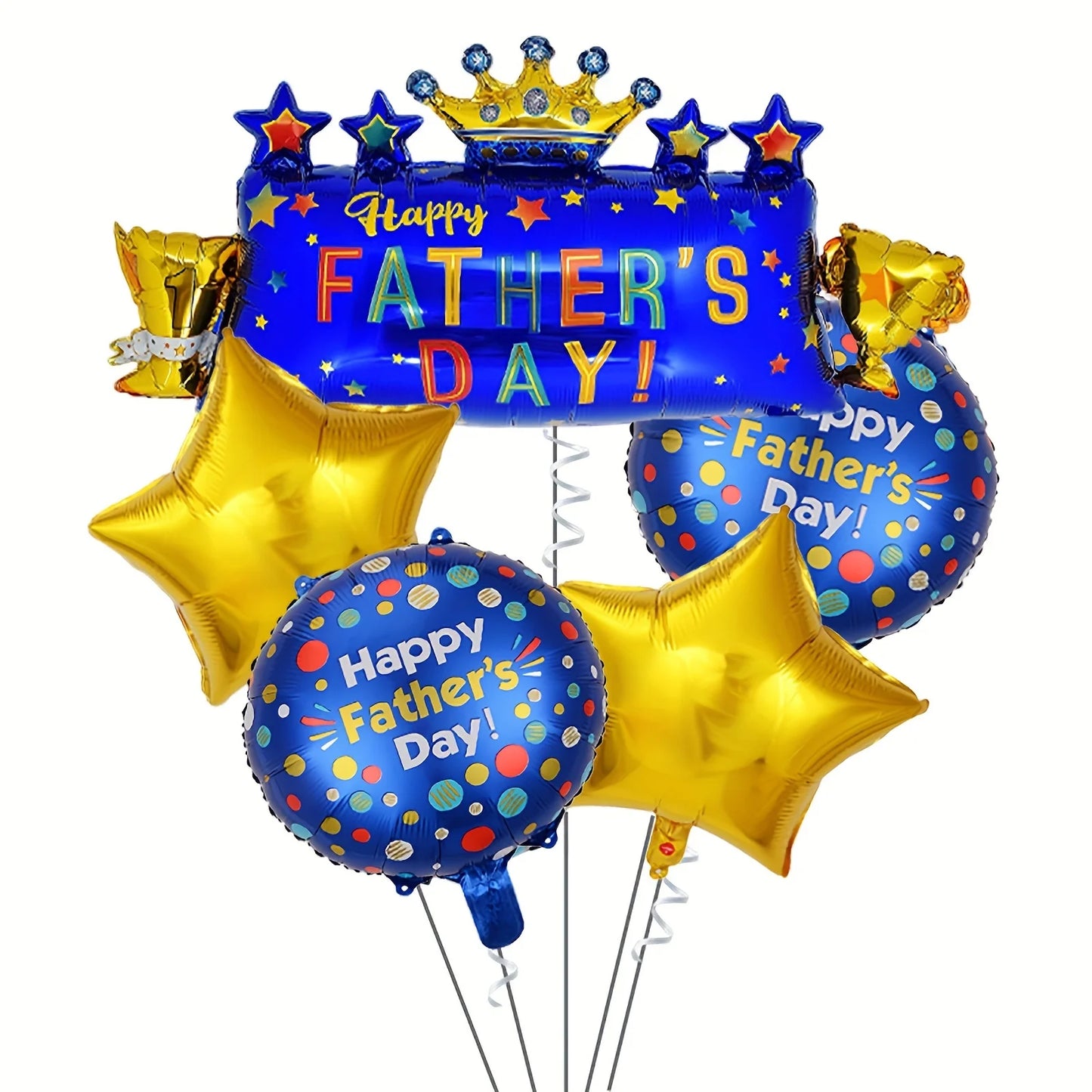 Father's Day Balloons Party Decoration Great Father Helium Balloon trophy Globos