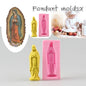 Virgin Mary Fondant Cake Molds Soap Chocolate Mould For Kitchen Baking