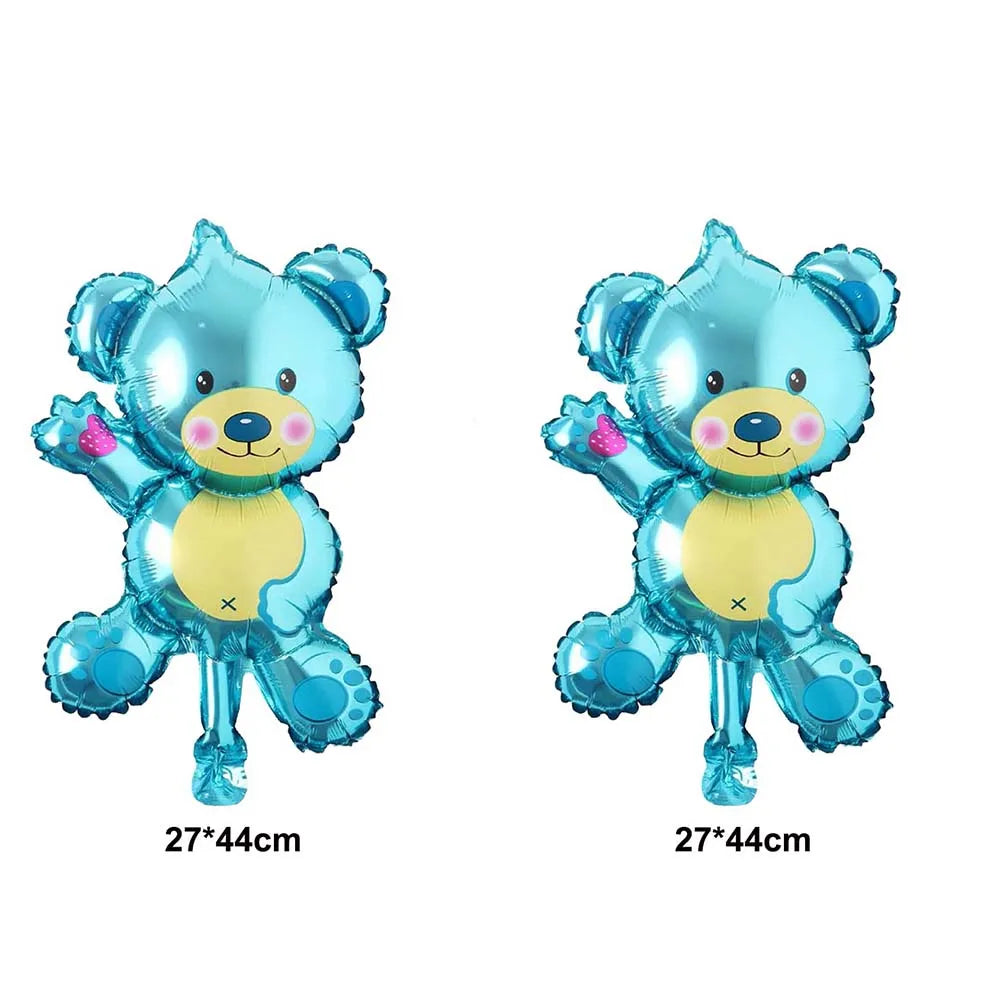 Baby Boy Girl Foil Balloon Gender Reveal Balloon Bear Helium Balloon Baby Shower Gift Kids Birthday Party Wedding Decor Supplies