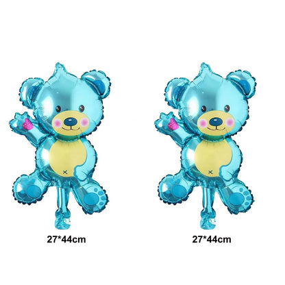 Baby Boy Girl Foil Balloon Gender Reveal Balloon Bear Helium Balloon Baby Shower Gift Kids Birthday Party Wedding Decor Supplies