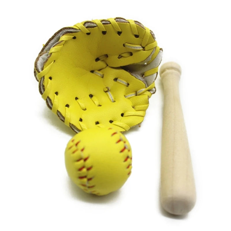 Newborn Baseball Bat & Ball Photo Prop Set – Cute Sports Posing Accessories for Baby Photoshoots