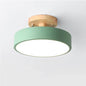 Nordic Entrance Hallway Ceiling Lamps Balcony Wood Round Cloakroom Dining Room Study Bedroom Light Bathroom Industrial Lighting
