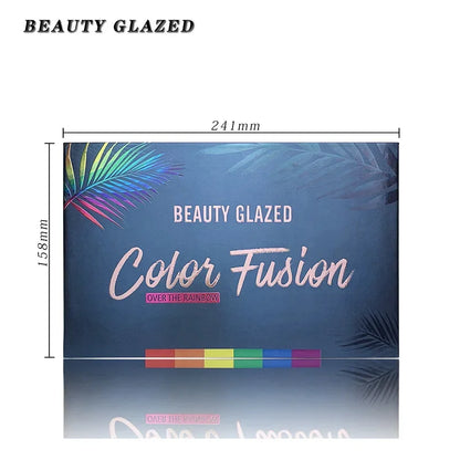 BEAUTY GLAZED 39 Color Rainbow Eyeshadow Palette Long lasting Neon Glitter Eye Shadow Pallete Eye Makeup Cosmetics