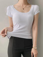 Women Cotton T Shirt Summer  Slim Top   16 Colors
