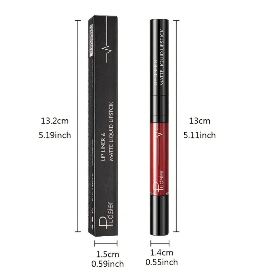 Ultra-Precise Waterproof Lip Liner with High Pigment, Smooth, Sweatproof, Long-Lasting Wear