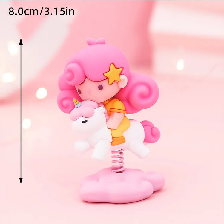 9‑Piece Unicorn Rainbow Cake Topper Set – Unicorn, Clouds, Stars & Happy Birthday Decorations for Girls’ First Birthday Party