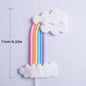 9‑Piece Unicorn Rainbow Cake Topper Set – Unicorn, Clouds, Stars & Happy Birthday Decorations for Girls’ First Birthday Party
