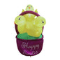 Easter Inflatable Outdoor Toys Easter Bunny Family Eggs Carrot with Build-in LEDs Blow Up Decorations for Party Yard Garden Lawn