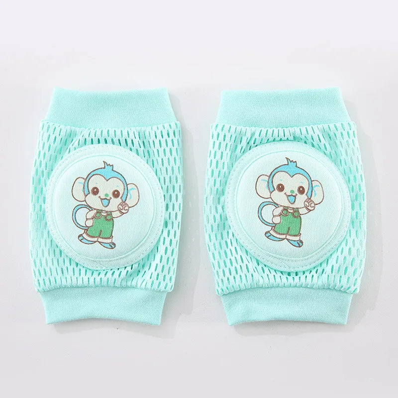 Baby Accessories Knee Pads Safety Boy Girl Kids Crawling Gaiter Toddler Slip Protector Infant Animal Monkey Tiger Dino Elephant