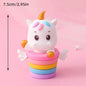 9‑Piece Unicorn Rainbow Cake Topper Set – Unicorn, Clouds, Stars & Happy Birthday Decorations for Girls’ First Birthday Party