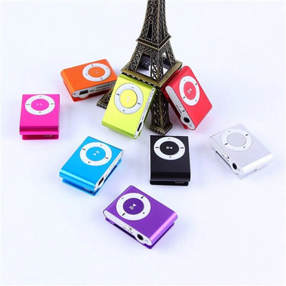 Waterproof Mini Media Player Walkman Mirror 3.5mm Sport MP3 Clip MP3 MP3 Player Music Player