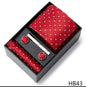 Men's  Tie Pocket Squares Necktie Box Set
