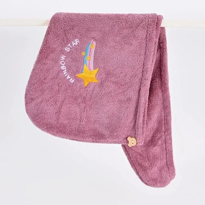 Quick‑Dry Hair Towel Wrap – Super Absorbent Soft Microfiber Head Towel for Women & Girls