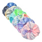 10/6 Accessories Scrunchies Hair Scrunchy Women Velvet Solid Leopard Tie Dye Ponytail Holder Headwear Elastic Ties Bands Set