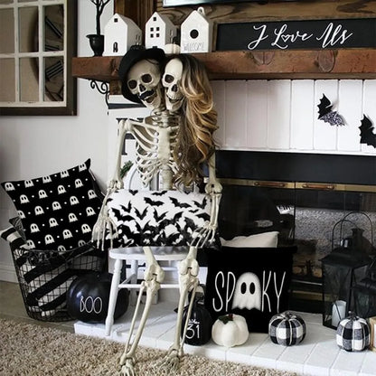 Spooky Halloween Pillowcases: Ghosts, Spider, and Boo! Designs Sofa cushion cover