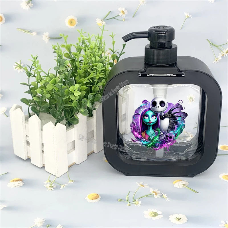 Nightmare Before Christmas Soap Dispenser Liquid Lotion Hand Pump Soap Dispenser Refillable Shampoo Bottle Hand Soap Dispenser