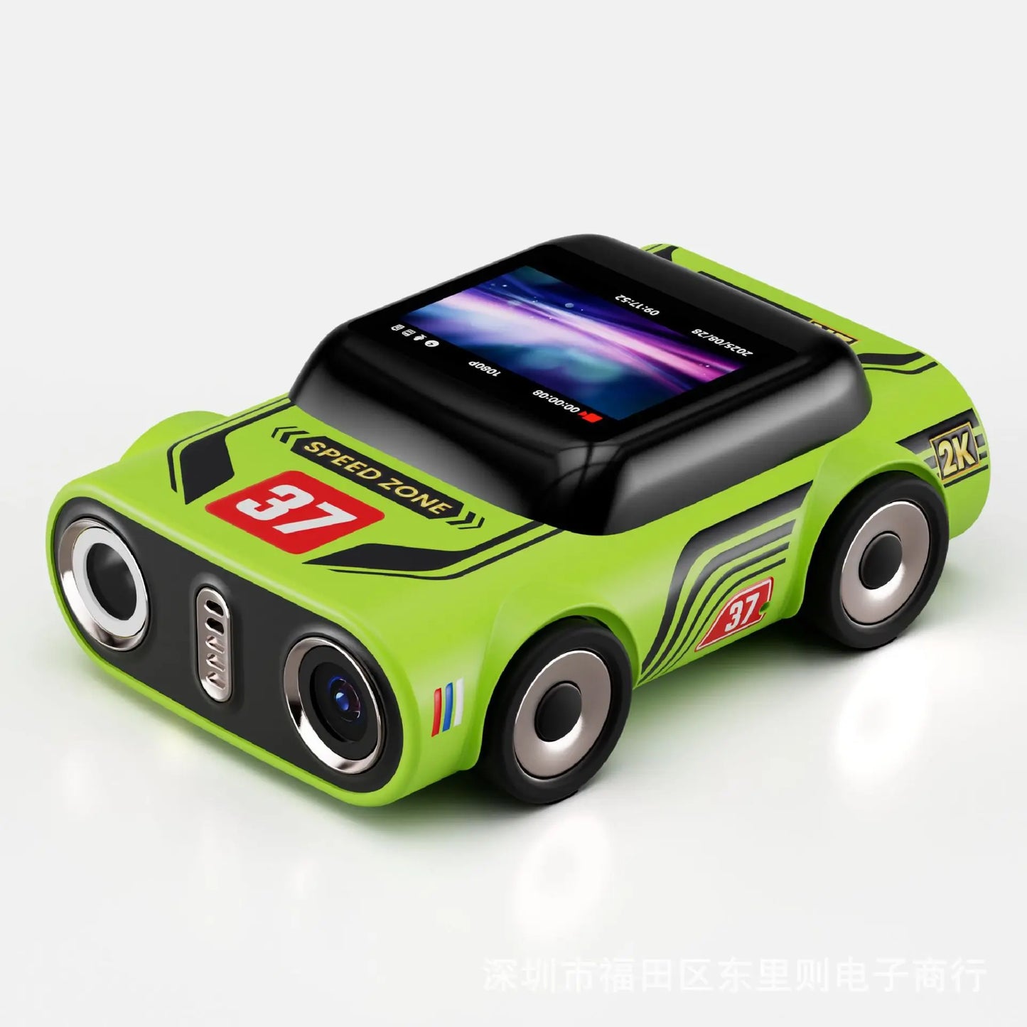 Mini Retro 2K HD Camera – 1.0" LCD Screen, Neck‑Hanging Travel Recorder, Memory Card Supported