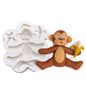 Monkey Lion Bunny Elephant Giraffe Silicone Sugarcraft Mold Resin Tools Cupcake Baking Mould Fondant Cake Decorating Tools