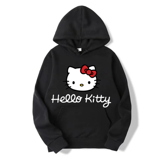Hello Kitty Women’s Hoodie – Casual Y2K Long Sleeve Sweatshirt