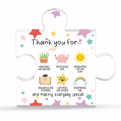 Acrylic Heart Thank‑You Plaque – Appreciation Gift