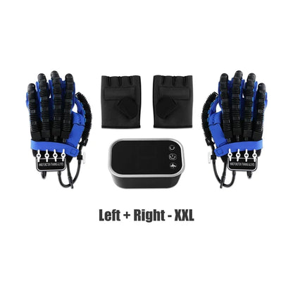 Left & Right Hand Finger Rehabilitation Exerciser Robot Gloves Stroke Hemiplegia Cerebral Infarction Training Equipment Therapy