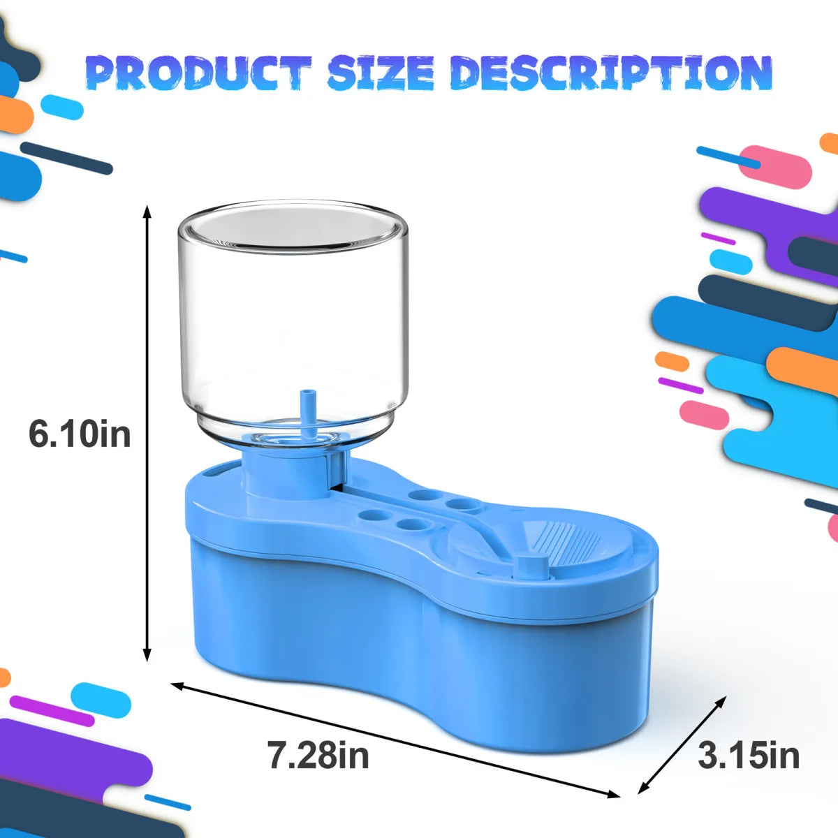 New Automatic Paint Brush Cleaner Machine with Drain Button
