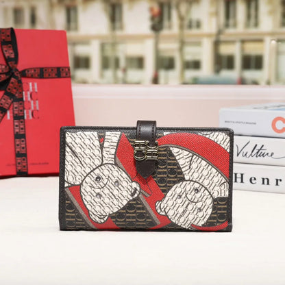 CH Luxury Brand Spring Fashion Women's Organizer Wallet Coin Purse Long Large Capacity Card Holder Coin Purse 2025 High Quality